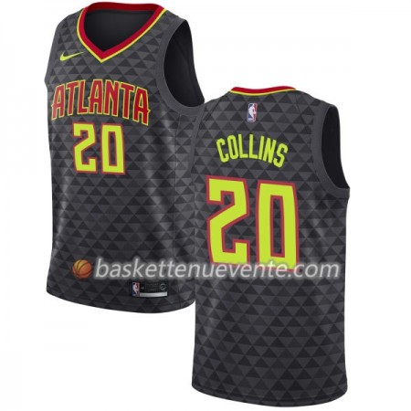 Maillot Basket Atlanta Hawks John Collins 20 Nike 2017-18 Noir Swingman - Homme